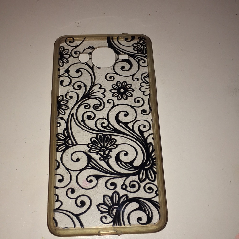 Galaxy Grand Prime Flower Clear phone case